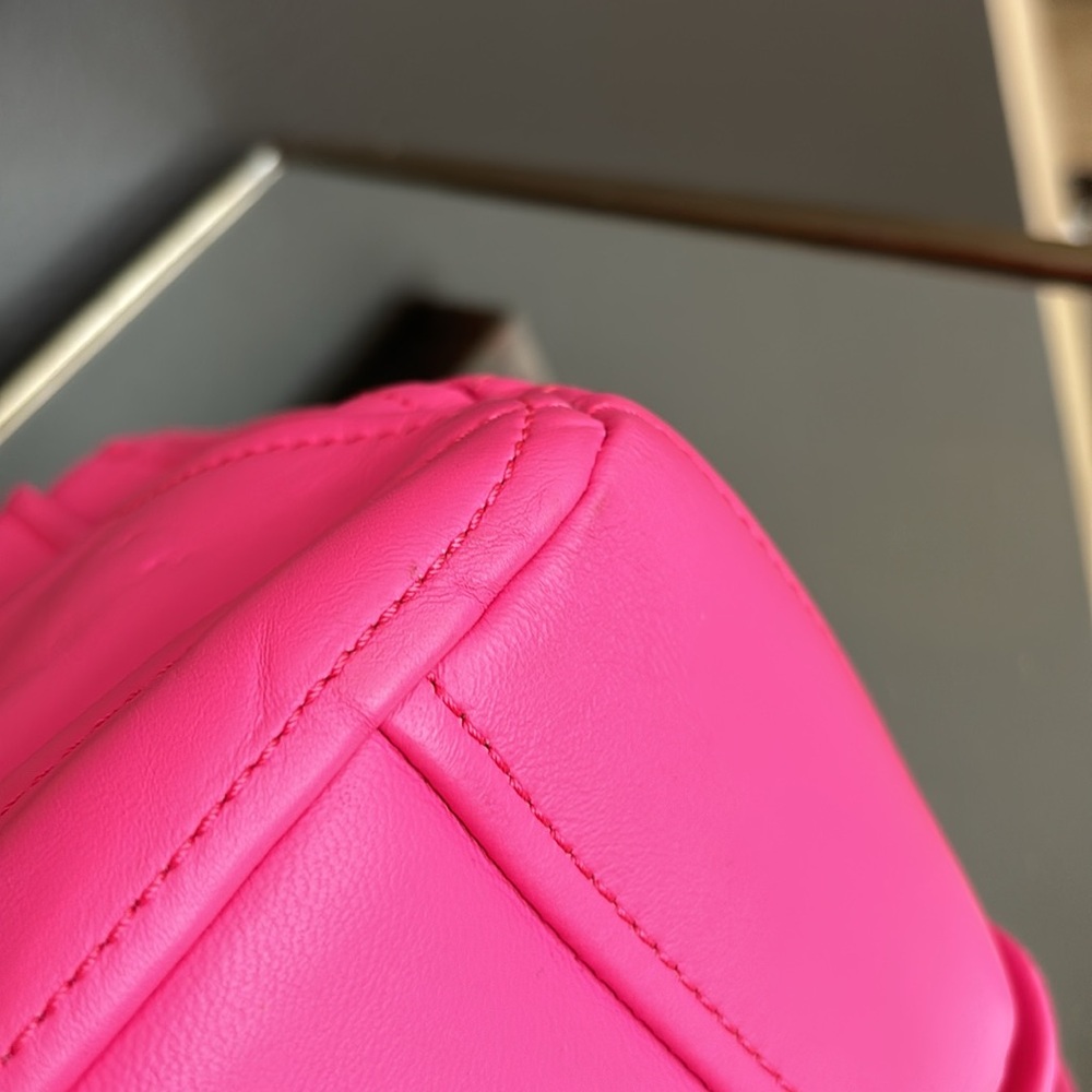 Moschino Couture 1 Milano Barbie Pink Biker Jacket Bag - never Used - Picture 15 of 16